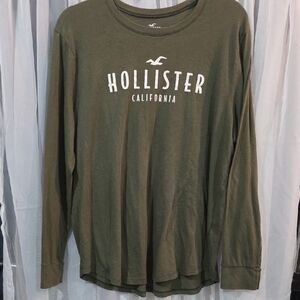 Hollister Olive Graphic Tee